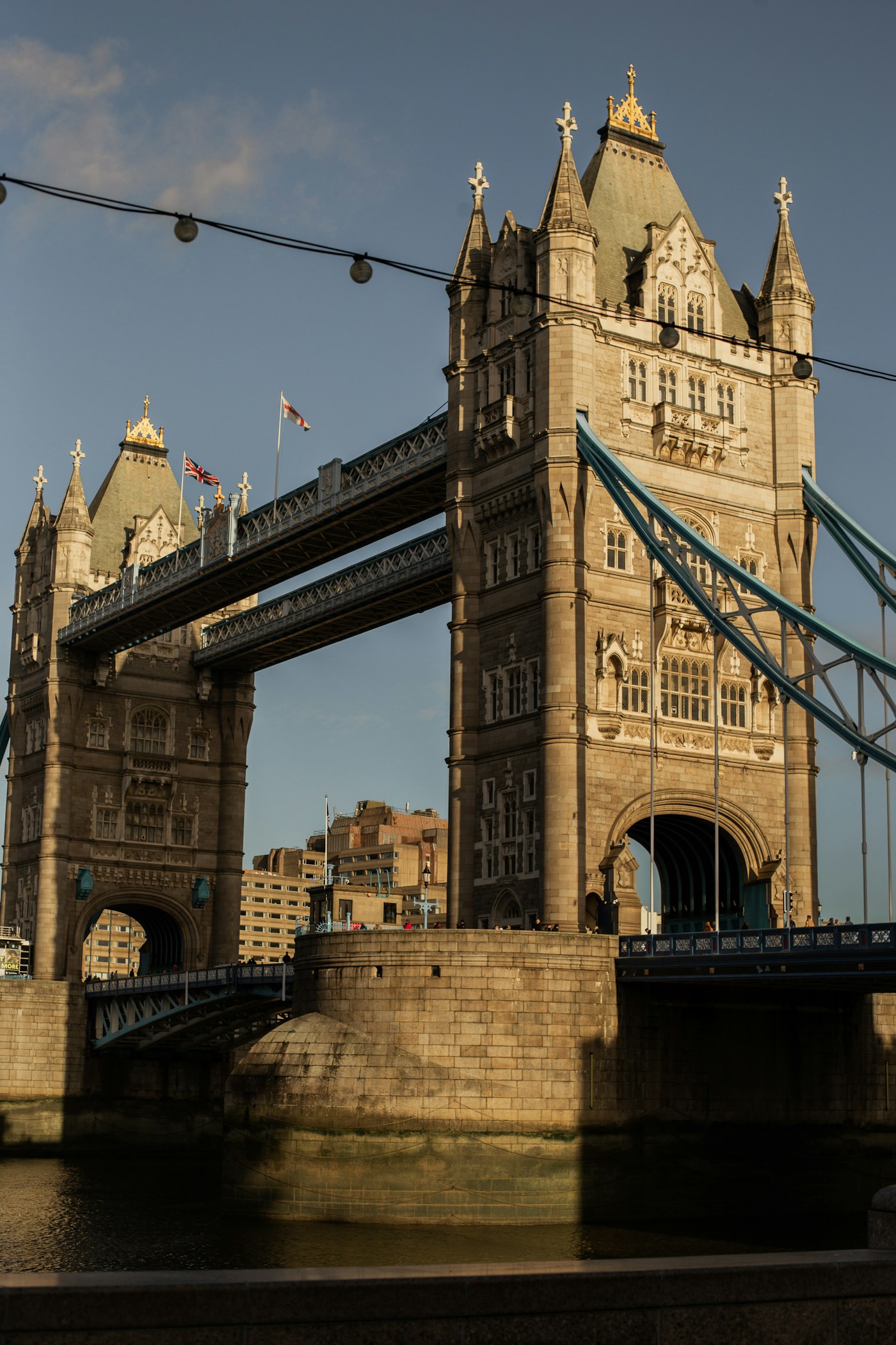 Tower Bridge spanning the River Thames in London